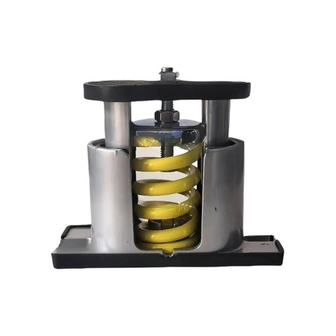 Heavy Duty Spring Loaded Vibration Dampers For Hvac Systems, durable steel, yellow spring detail, designed for equipment isolation.
