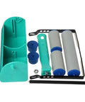 Sturdy Wall Decorative Paint Roller With Easy Slide Grip Handle For Quick Home Makeovers And Blazing Fast Coverage DIY tool set, 7-inch rollers, plastic construction.