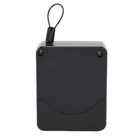 Automatic Door Closer With 2.65 Lbs Closing Force, steel drawstring retractable closer, close-up view on white background