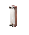 Built Tough Brazed Plate Heat Exchanger For Industrial Air Conditioning And Heat Pump Chillers Stainless Steel Coolant Unit with smooth flat profile.