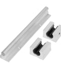Get The Smoothest High Precision Linear Guide Rail Kit With 2 Pcs SBR12 Shafts And Four Sbr 12uu Bearing Slider Blocks For Your CNC Maker Or 3D Printer Build That Flows Like Butter Without Any Stick Slip Glitch.. SBR12 rail kit with 2 shafts and 4 bearing blocks
