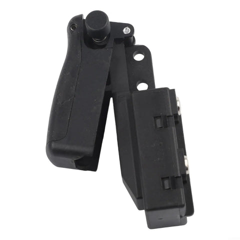Pro Level Self Locking Trigger Switch Replacement For BGV 2122 004 Angle Grinder And Polisher Heavy Duty No Sweat Install 250Vac 12.5A 125Vac 22A top view of black switch