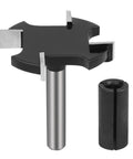 Spoilboard Surfacing Router Bit, One Quarter Inch Shank, Four Teeth, Extra Large One And One Half Inch Cutting Diameter, One Quarter Inch Cutting Length, Great For Solid Wood And MDF Flattening, Pro Grade Carbide Tip