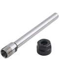 Pro Level High Hardness Straight Shank Collet Chuck Set With Precision Threading For Mill Lathes And Machine Tools Handles Tough Cuts And Brings Rock Solid Industrial Performance Daily, featuring stainless steel body and black collet nut.