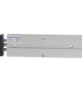 Double Acting Pneumatic Cylinder TN10X100 75mm Stroke with aluminum alloy body, front view showcasing components.