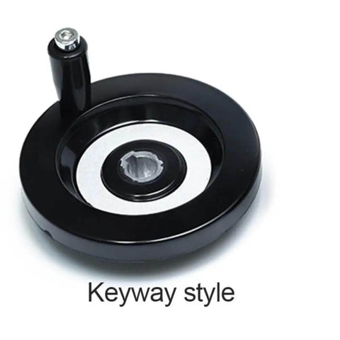 Durable Bakelite Hand Wheel With Keyway Style For Milling Lathe Works With 8mm 10mm 12mm 14mm 16mm Inner Hole Diameters