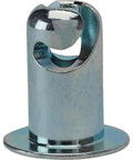 Heavy Steel Oval Head Quarter Turn Fastener Set Half Point Five Five Inch Grip Zinc Plated showing quick release pin detail.