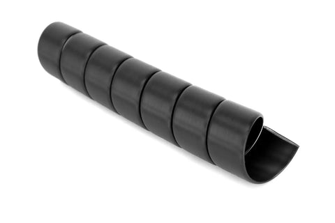 Go-To Safe-Spiral Pre-Cut Spiral Wrap For Hoses And Cables Black HD-PE 0.50 Inch OD By 25 Foot Pre-Cut Length Hose And Cable Protector 12 Pack