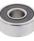Two Pack Deep Groove Ball Bearings With Double Rubber Seals 0.3937 In ID X 1.0236 In OD X 0.3150 In Width And 10 Mm X 26 Mm X 8 Mm
