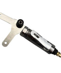 Pro Grade Pneumatic Angled Grinder Kit With Rubber Sanding Discs And 80 Grit Pads featuring a steel angle grinder component.