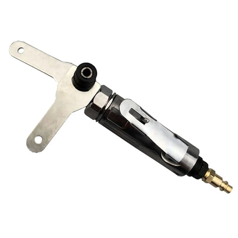 Pro Grade Pneumatic Angled Grinder Kit With Rubber Sanding Discs And 80 Grit Pads featuring a steel angle grinder component.
