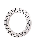 Built To Last Cross Roller Bearing For Rotary Tables And Industrial Robots Delivering Slick Rotation And Zero Lash For Smooth CNC Machine Tool Operations Measuring 280X355X25.4 Mm. View of the outer ring with holes.