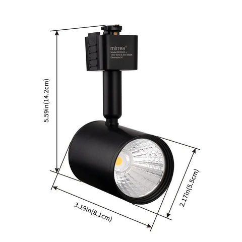 LED Track Lighting Heads Compatible With Single Circuit J Type Rail Ceiling Spotlight For Accent And Art Exhibition Lighting 6.5W Each 4000K Neutral White 24 Degree Beam Adjustable 350 Horizontal 90 Vertical Pack Of 12