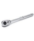 Chrome quick-release ratchet from 128 Piece 3/8 Inch Drive 12 Point Mechanics Tool Set With Quick-Release Ratchet, SAE And Metric Sockets.