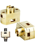 Must-Have 18mm Oldham Coupling For Creality Ender 3 Pro CR-10 Z Axis Upgrades Plus 8mm T8 Lead Screw Brass Nut Combo Assembly Kit Ready To Go, brass coupling set