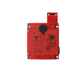 Built Tough Safety Door Switch Featuring Insert Solenoid Guard Lock For Heavy Duty Industrial Machinery Quick Install And Rock Solid Reliability Knockout Durability Model Xcse7312, shown from back with wiring details.