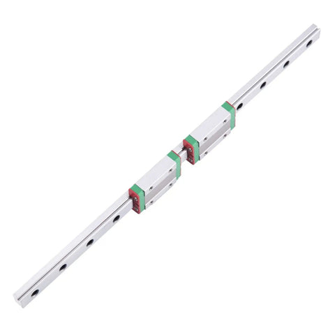 800mm Stainless Steel Linear Guide Rail For CNC Machines And 3D Printers, Slider Type MGN9H MGN12H MGN15H, Heavy Duty Linear Motion System For Smooth, Precise Movement And Accurate Engraving. stainless rail with two linear blocks
