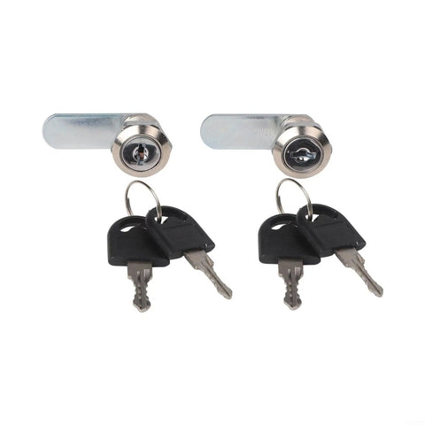 Zinc Alloy Cam Lock For Cabinets And Mailboxes Security Cylinder With Four Keys 16mm And 20mm Fit Furniture Lockers And Drawers 2 Pack