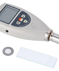 Portable Surface Roughness Tester AR-131A Sandblast Meter 0 To 750 Um Gauge For Printing And Spraying High Precision Compact Durable Design Easy To Carry Ideal For On-Site Surface Quality Checks, handheld unit with probe and calibration tile
