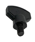 Quarter Inch Thumb Screw Replacement Leg Hardware Compatible With Multiple Camp Chef Grills Heavy Duty  black knob with a threaded shaft.