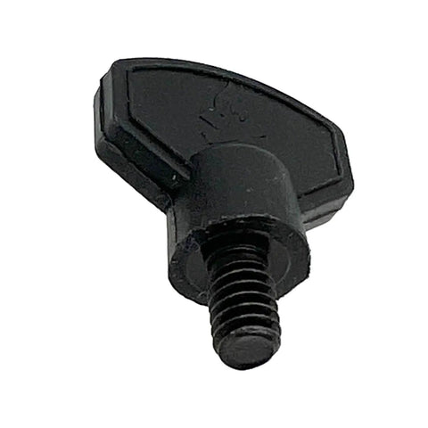 Quarter Inch Thumb Screw Replacement Leg Hardware Compatible With Multiple Camp Chef Grills Heavy Duty  black knob with a threaded shaft.