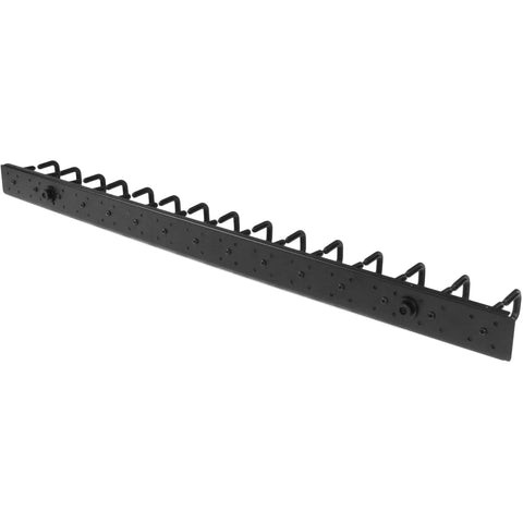 Two Pack Vertical Cable Management For 19 Inch Racks, 20U Plus, D Ring Hook Organizers, 40U Cord Manager Panels, 2x 3ft Wire Organizers, Easy Mounting, Reduces Cable Strain In Racks No Fuss