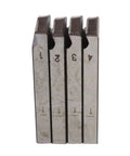 Universal NPT Right Hand Pipe Die Set For 1 Inch To 2 Inch Alloy Steel Construction Fits RIDGID Die Heads 811A 815A Replaces 47750