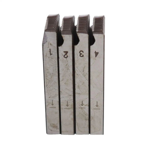 Universal NPT Right Hand Pipe Die Set For 1 Inch To 2 Inch Alloy Steel Construction Fits RIDGID Die Heads 811A 815A Replaces 47750