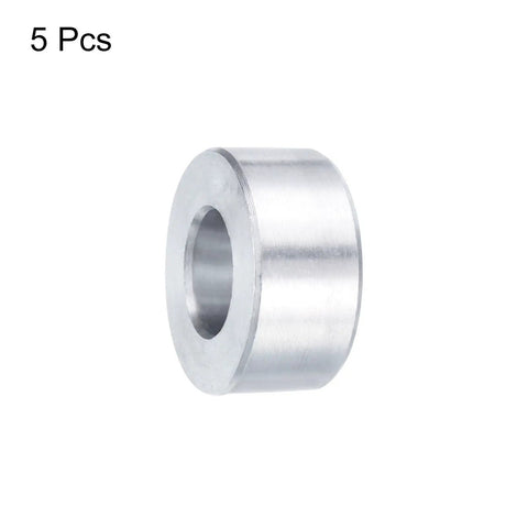 Fire Aluminum Standoffs Five Pack Rock Solid Shop Grade Three Eighths Bore Three Quarters Outside Diameter Heavy Duty Spacers with polished finish