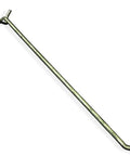 Galvanized All Wire 12 Inch Metal Hook for Pegboard and Slatwall Displays Set of 50, single hook close-up showing metal finish