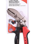 Offset Five Blade Duct Crimper For Tight Quarters And Overhead Runs One And Five Eighths Inch Double Crimp HVAC Duct Tool