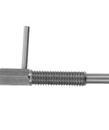 Heavy Duty Retractable Indexing Plunger Pin With L Handle Stainless Steel Spring Lock Pin Adjustable Safety Plunger For Machinery Tough As Nails Grip And Slick Release M8x1.25 showing the hexagonal handle and threaded body.