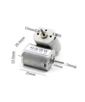 FF-130SH-14230 Mini 130 DC Motor 3V-12V 6V 7500RPM Micro 20mm Electric Motor showing dimensions