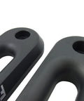 Close-up of Beefy Winch Hubs And Hawse Fairlead Kit 1.0 Inch Thick, black finish, showing heavy duty recovery gear for Jeeps.