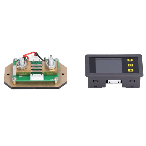 Color Screen Smart Power Meter With Bidirectional Detection And Power Off Memory, displays on table with screen and connections.