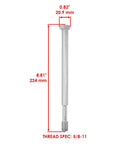Heavy Duty Primary Clutch Hex Flange Screw Replacement For Polaris General 1000 Eps 2016 To 2020, 8.81 inch bolt with 5/8-11 thread.