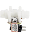 DC 12V 1/2 Inch Solenoid Valve NC Normally Closed Water Inlet Flow Switch front view