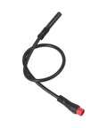 Premium 21CM E Bike Brake Sensor Wire With Rapid Power Cut Off For NFOX And Compatible Electric Bikes Featuring Durable Steel Core Heavy Duty Induction Cable Ensures Instant Safety Stop Any Time black 21cm cable with red connector