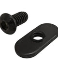 1/4-20 Button Head Socket Cap Screws 1/2 Inch Long With Slide-In Economy T-Nuts Steel Hardware In Black Zinc Finish