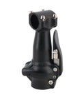 Aluminum Folding Bicycle Stem for Folding Bikes and Electric Bicycles, 108mm Length, 31.8mm Clamp, 28.6mm Bottom Mount, Black, Lightweight Yet Rock Solid