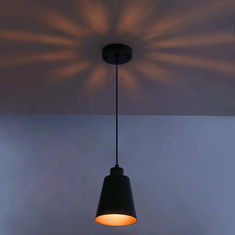 Black Pendant Light For Kitchen Island With Adjustable Cord And 5.94 Inch Metal Shade Sleek Matte Black Modern Hanging Fixture