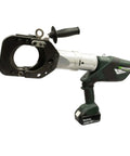 Professional Grade 105 mm Gator Guillotine Cable Cutter With Smart Remote Controls And Included Rigging Harness side view showing cutting head