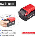 How to use Jump Starter Cables With Adapter For Milwaukee M18 18V Batteries 2ft 8AWG Automotive Booster Cables