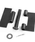 2 Pack Beefy Weldable Hinges Heavy Duty Steel Weld-On Butt Hinges For Trailer Ramp Door Garage Gate parts displayed
