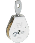 Heavy Duty 2 Inch Swivel Pulley For Hoists And Lifts, Zinc Die Cast Construction And Zinc Plating, 360 Degree Swivel Eye Eliminates Rope Tangling, Smooth Indoor Outdoor Operation, Built Tough Workhorse For Everyday Rigging, zinc-plated pulley