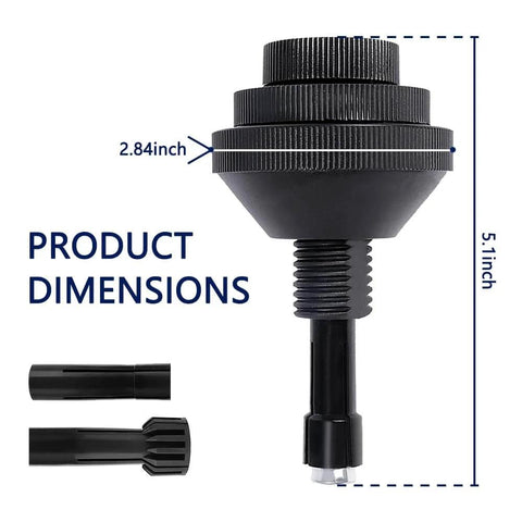 Must Have Clutch Alignment Tool Kit For Most Cars And Light Trucks Universal Single Disc Alignment Plates dimensions shown