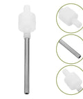 Leak-Proof Plastic Filler Check Valve Replacement With Backflow Protection For Liquid Filling Equipment Food Safe Material Easy Install No-Drip Filler Nozzle Valve For Filling Machines And Piping, white plastic check valve with stainless steel tube