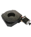 Precision Powerhouse Motorized Rotary Positioning Stage Featuring Knockout Accuracy Electric Rotary Table with hollow center.