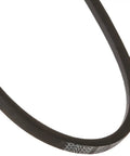 Heavy Duty Black Utility Belt With Roomy Pockets For Tradesmen Job Site Ready Industrial Tool Holdin Strap in close-up view.