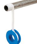 PTFE Pipe Sealant Tape Half Inch By One Hundred Inch White On Plastic Spool The Go To Leak Proof Thread Sealing Tape for Plumbing on pipe